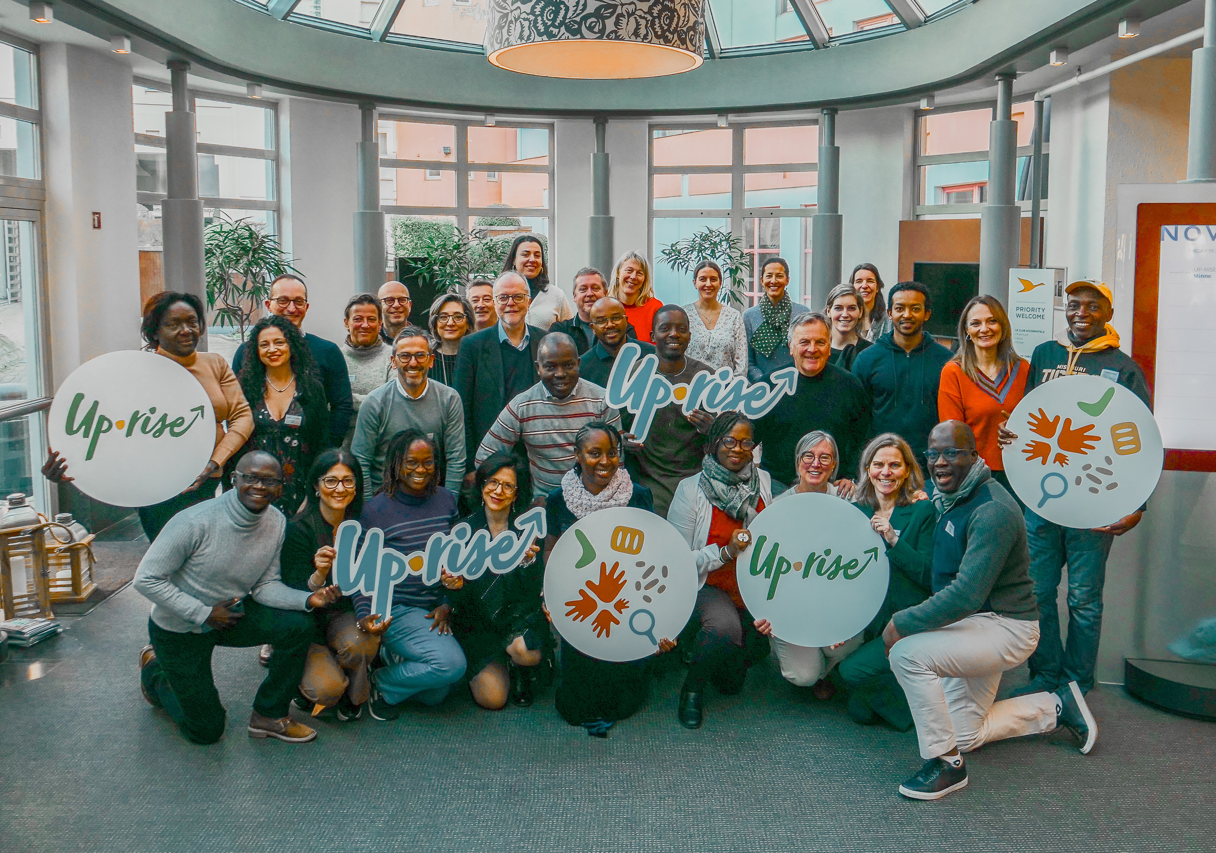 Group picture of UP-RISE consortium at the kick-off meeting in Ghent in January 2024.